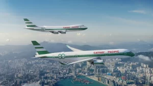Cathay Pacific celebra 80 años con aviones de diseño retro