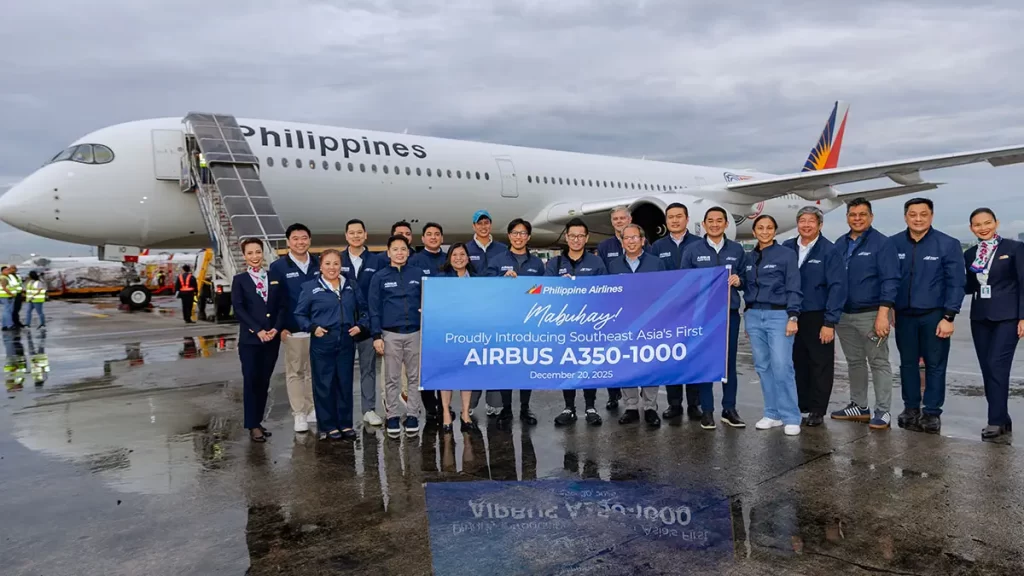 Philippine Airlines recibe su primer Airbus A350-1000
