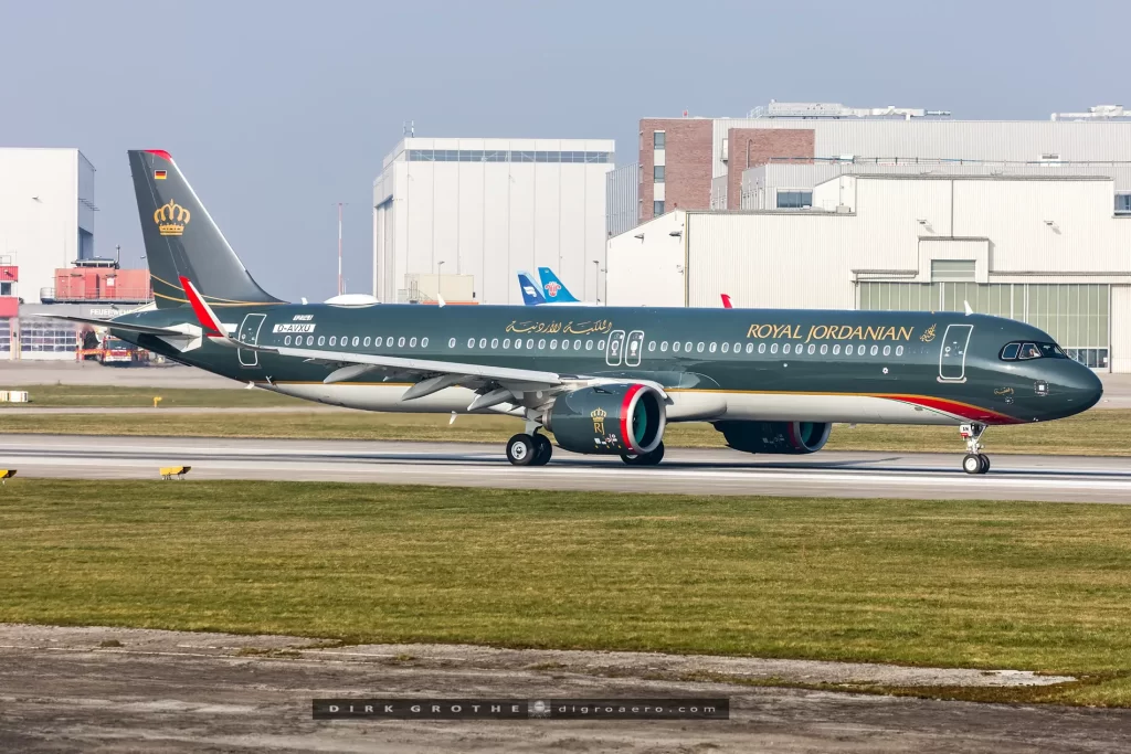 Royal Jordanian recibe primer Airbus A321neo antes de entrega